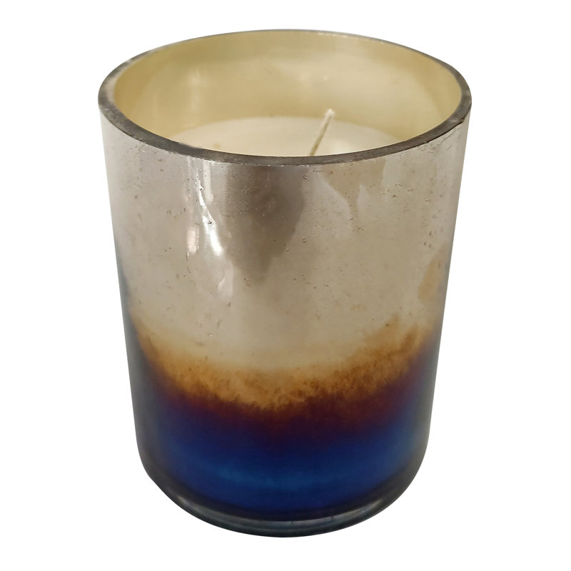 Scented Jar Candle with Glass Holder