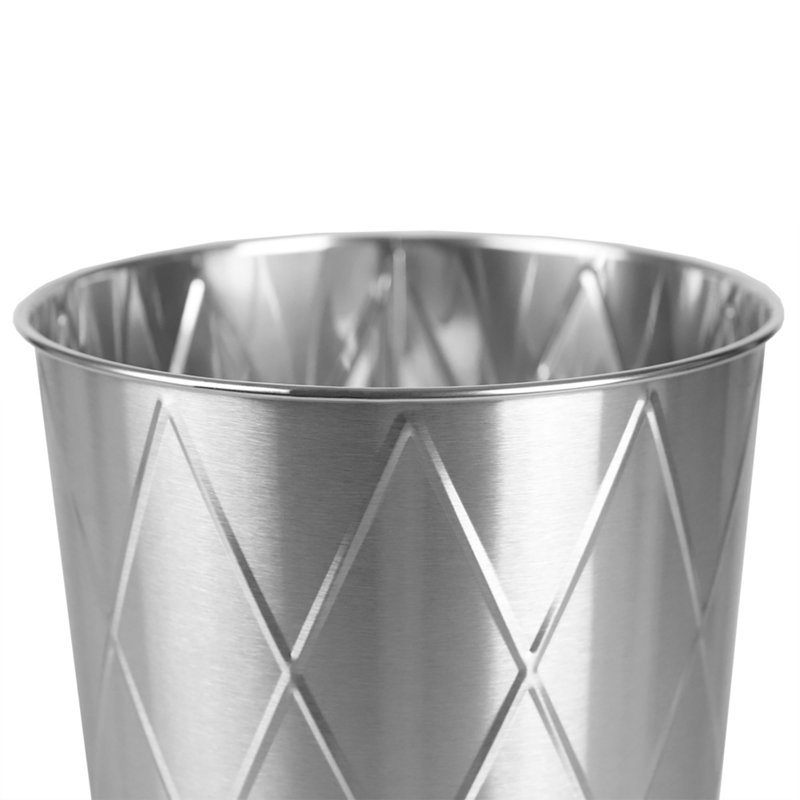 Corbeille pour déchets Asiya, Argent