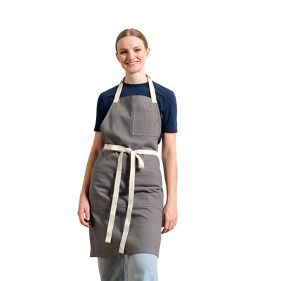Bib Apron with Pockets