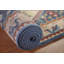 Tapis de couloir oriental bleu 3x12