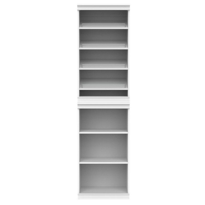 White Adjustable 7-Shelf Modular Closet Storage System
