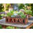 Hosley 16 Inch Metal Brown Farm Planter for Faux Flowers for Planters, Outdoor Decor, Artificial Plants Outdoor, Floral Arrangements, Wedding Party