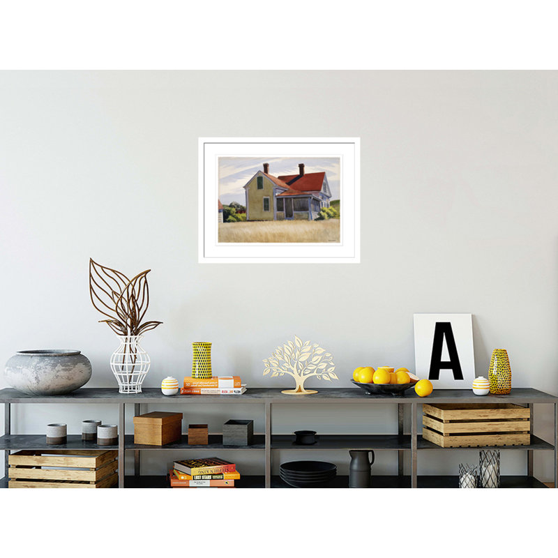 «Marshall's House» par Edward Hopper, impression giclée sur cadre, H 22,9 po x l 29,5 po