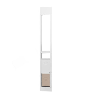 Dog Door For Sliding Glass Door 75 7/8"-80 11/16" Adjustable Height M