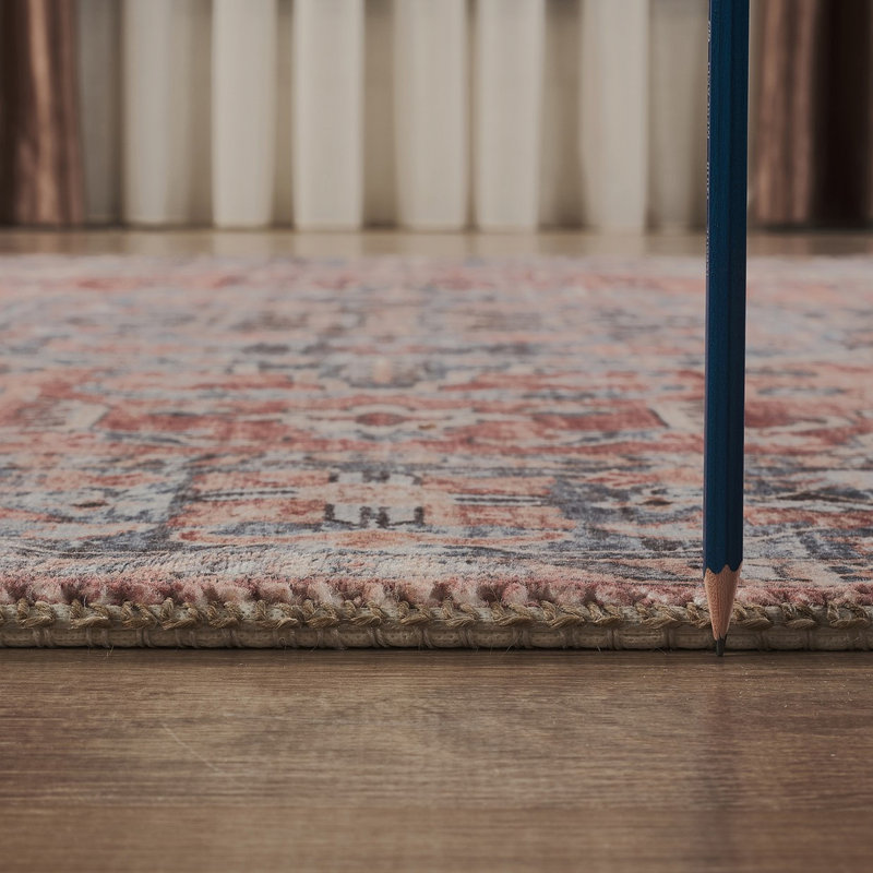 Majestic GC_RYL1009 Rose 2 Ft. 7 In. X 9 Ft. 10 In. Area Rug, Runner 2'8" x 9'1"