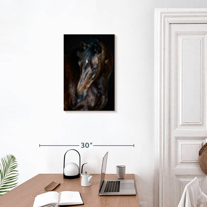 Brampt Sunlit Horses I, 24" H x 16" W