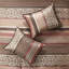 Ensemble de literie élégant 7 pièces, jacquard en polyester, style traditionnel, chambre à coucher