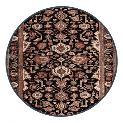 Tapis brun lavable à la machine