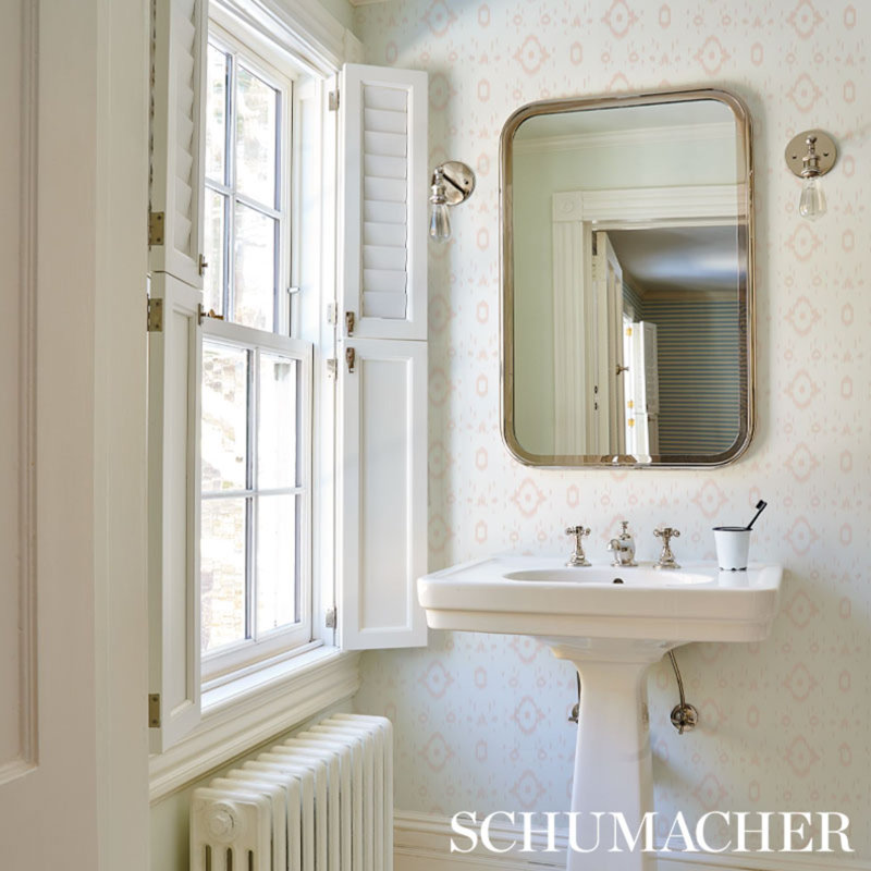 Tabitha Wallpaper, Quiet Pink