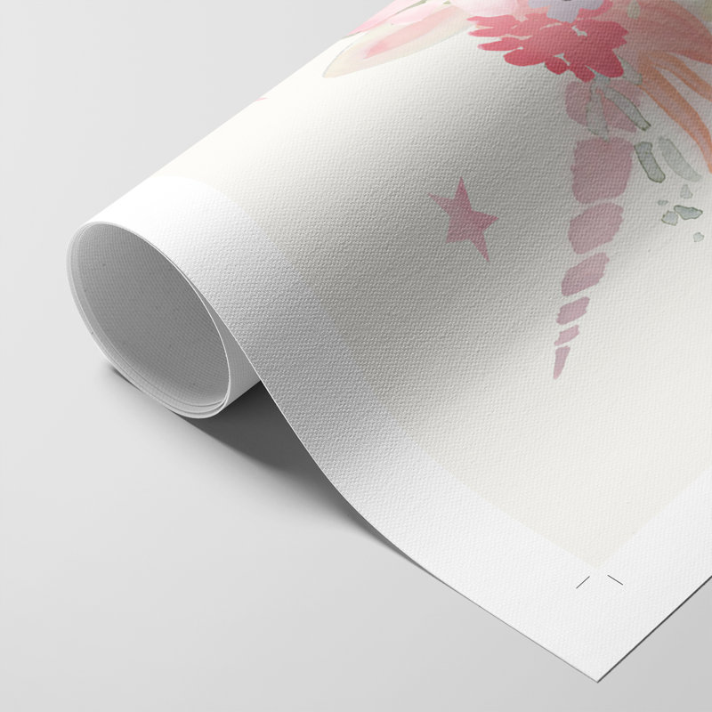 Sweet Unicorn I - impression sur toile seulement - NON CADRE, H 12 po x l 8 po