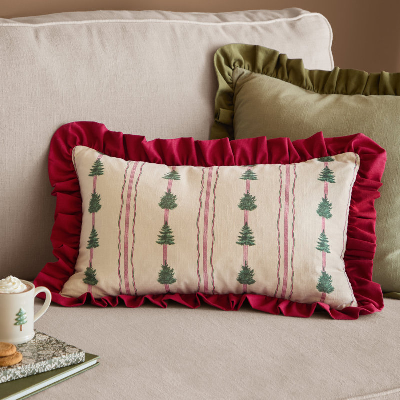 Striped Rectangle Throw Cushion, Cover Only