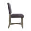 Chaise d'appoint grise Spady