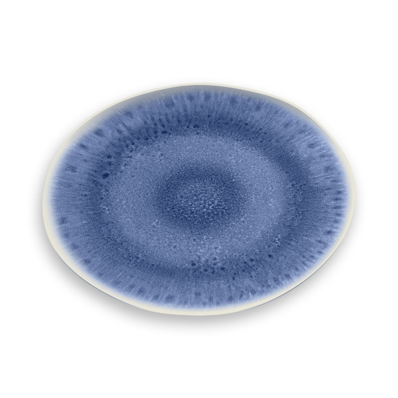 Huff Serving Platter - Melamine, Indigo