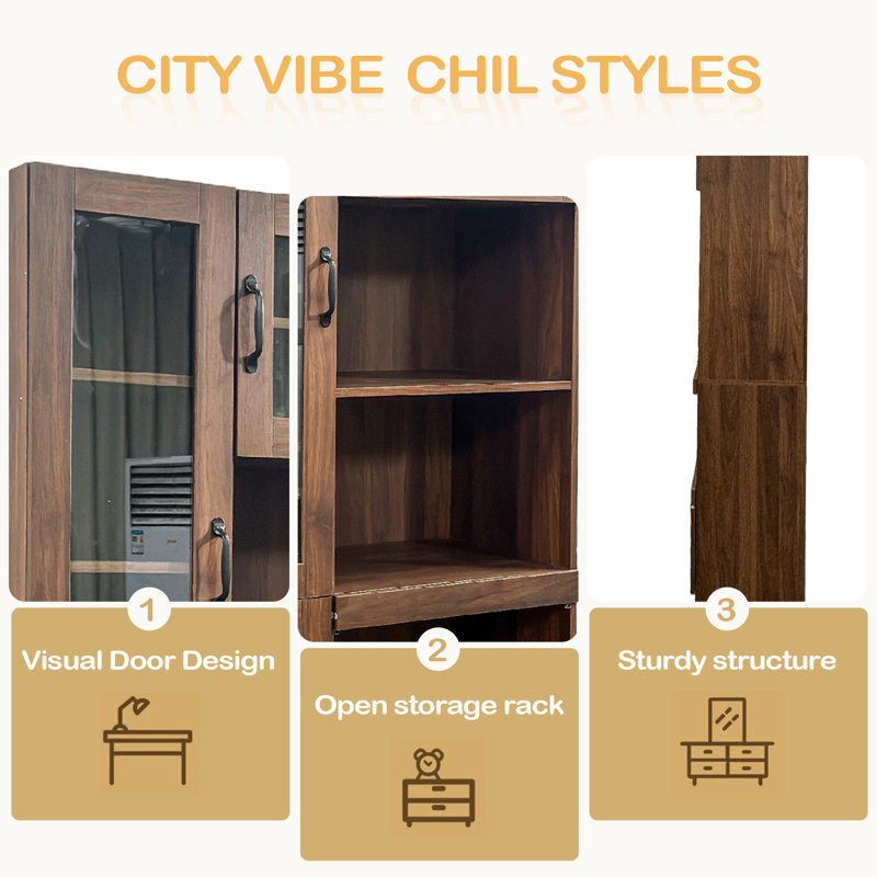 Armoire de cuisine avec bahut Farmhouse