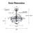 Heighton 36'' Retractable LED Ceiling Fan with Remote and Light Kit DC Motor 6 Speeds-1089600425