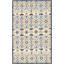 Tapis ivoire / bleu marine en laine crocheté à la main Chelsea-1480175419
