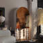 Armoire de rangement à grande capacité en bois de pin-1651655669