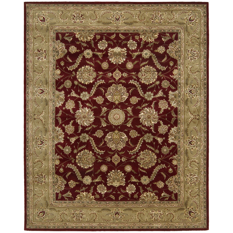 Elsebet Silk Oriental Indoor Rug, Rectangle 5'6" x 8'6"