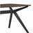 Wood Dining Table ,Walnut+Black