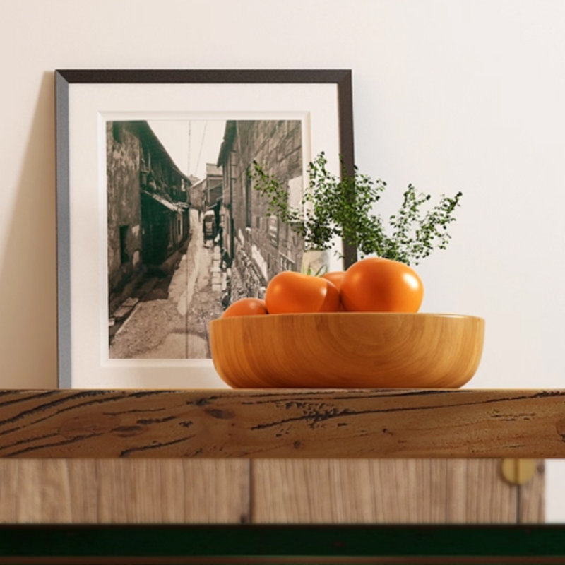 Table rectangulaire en bois vieilli Old Elm, H 30,7 po x L 70,86 po x l 32,67 po, Noir
