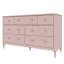 Commode 7 tiroirs Charlotte, rose fleur-1755963258