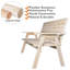 Banc de jardin avec table pliante Terrace
