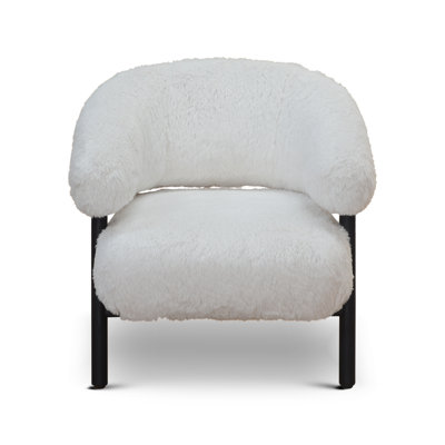 Tufted Arm Chair Chair with Ottoman
