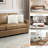 Fournier 83.46'' Genuine Leather Square Arm Sofa with Pillows-70602459