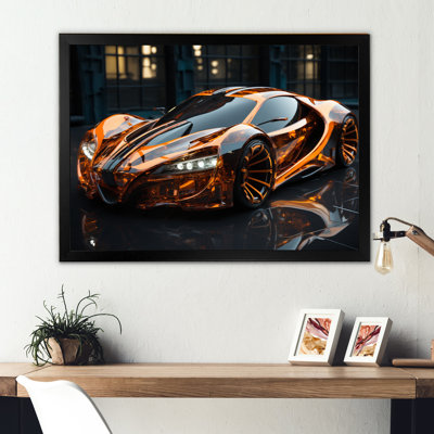 Sophistiqué et élégant verre Supercar III sur toile