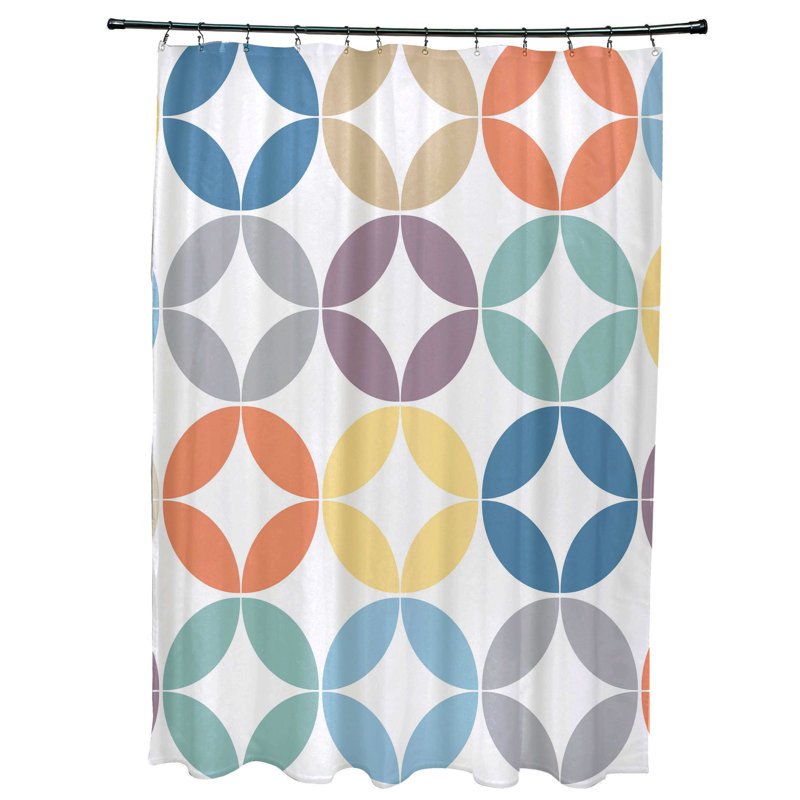 Rideau de douche simple Ludde, Lavande