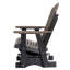 Fauteuil oscillant noyer et noir Adirondack-1783353621