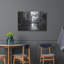 Art mural en métal luxueux «Chicago River Bridge» par Dante Plata, 36 po x 24 po-114791068