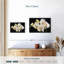 Fleurs fraîches d'orchidées blanches sur toile-100705023