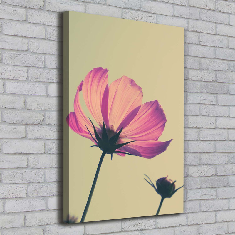 Pink Flowers - Wrapped Canvas Print