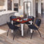 Plateau de table Kee Square, 4 chaises empilables-1810362210-1810362213-1843066372