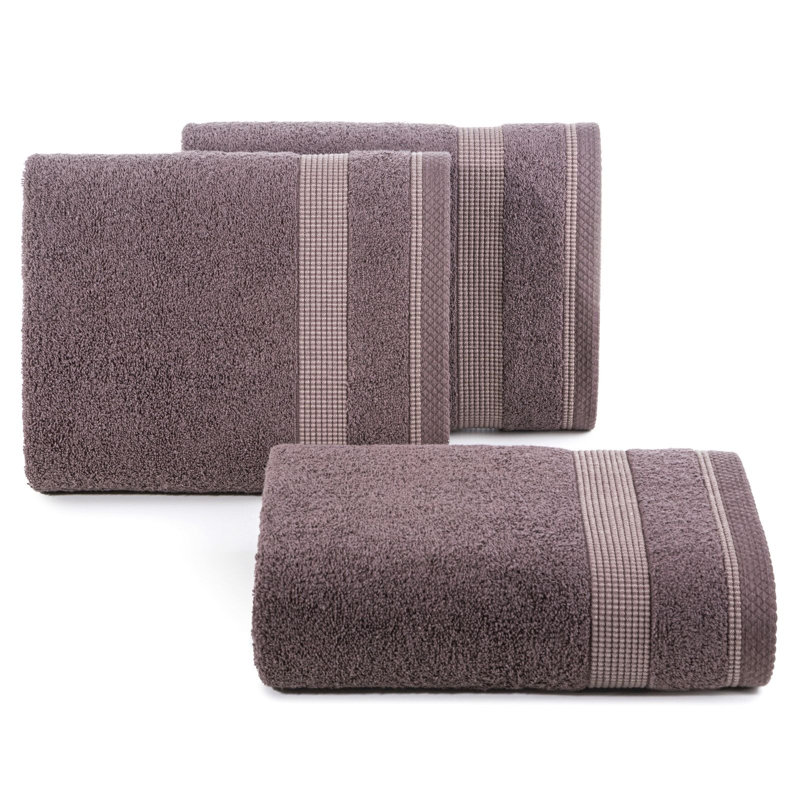 Izeyah Jacquard Hand Towel, Steel