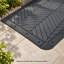 34-Piece Polypropylene Deck Tile Edging and Corner Set in Dark Gray-138697452