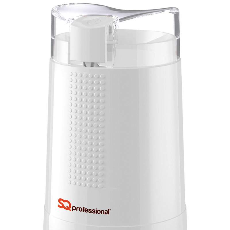 SQ Professional Blitz Electric Blade Coffee Grinder, White
