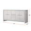 Meuble-lavabo double blanc 72 po X P 20 po D, avec plateau en quartz blanc