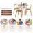 Usrey Kids 5 Piece Solid Wood Play Or Activity Table and Chair Set-1163611005