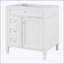 Meuble-lavabo moderne de 30 po avec 2 tiroirs, un tiroir basculant et une tablette réglable pour un rangement efficace-114879430