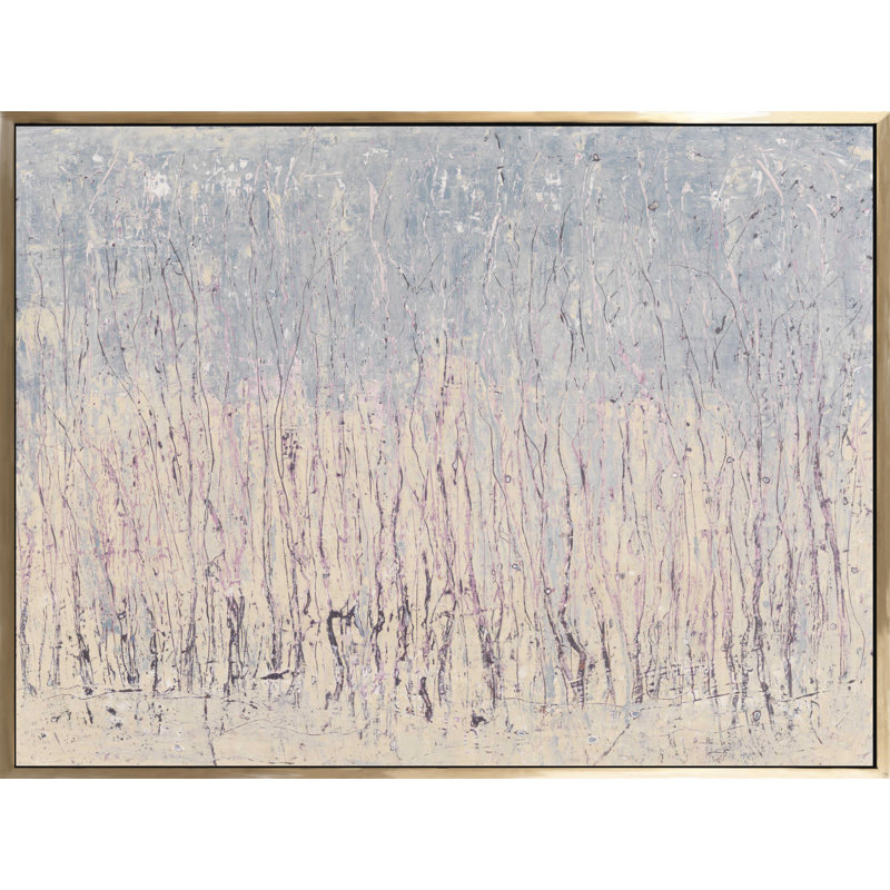 «Cloud Clearing», peinture sur toile à cadre flottant