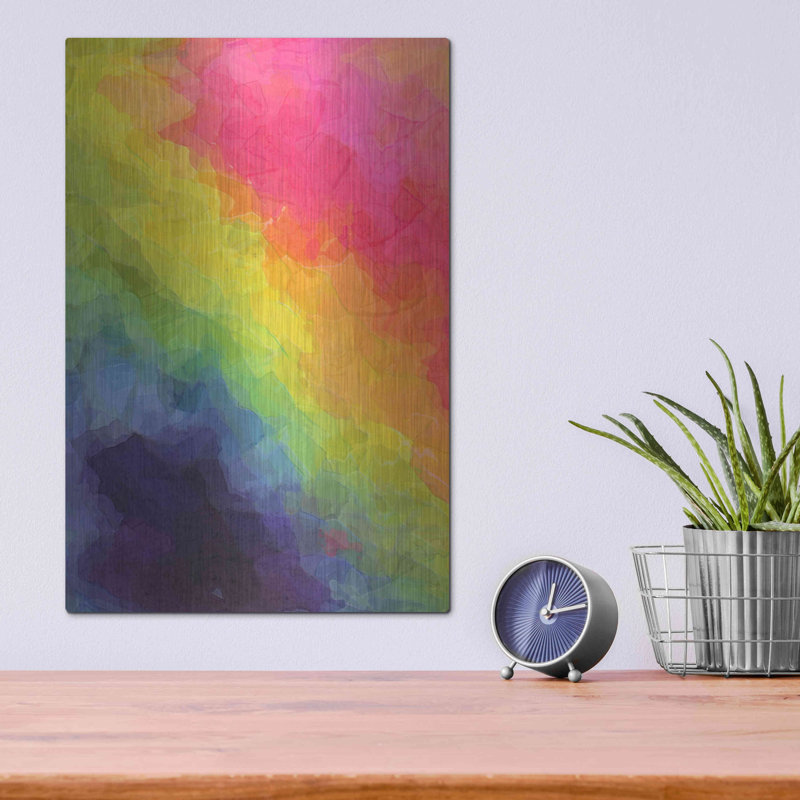 Brayden Studio® «Joyful» par Shandra Smith, art mural en métal, H 16 po x l 12 po