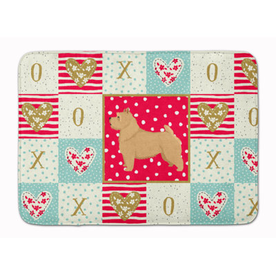 Tapis de cuisine en mousse mémoire love Shanaya
