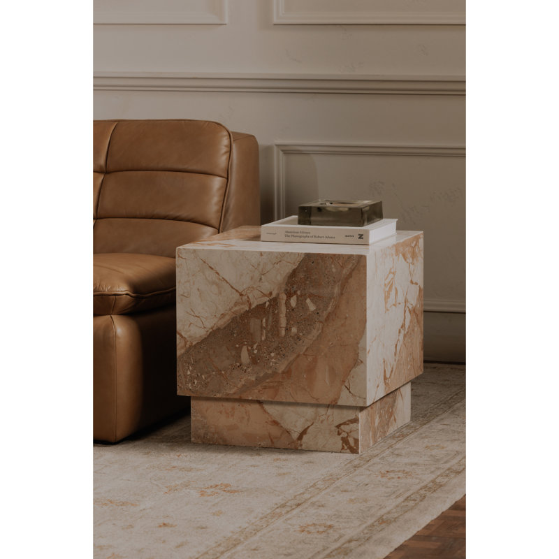 Table d'appoint Layla Marbre Breccia