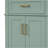 36" Light Green Modern Bathroom Vanity With Ceramic Sink, Soft-Close Door, And 4 Storage Drawers , Offering A Refined Look With Practical Everyday Functionality.-2137139544
