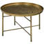 Table basse ronde en métal 26,78 x 26,78 x 4,73 po - AOSOM-130195027