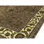 Tapis brun et doré de haute qualité noué à la main