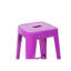 Tabourets de bar en métal sans dossier de hauteur de comptoir de 30 po Mauve de 4, non empilables, détachables, espace, assemblage, pour îlot de cuisine, bar, salle à manger - imperméable, nécessitant peu d'entretien,