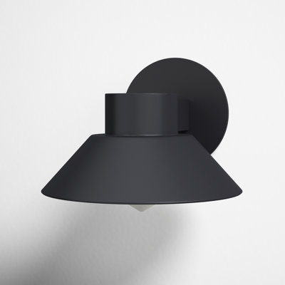Erikson LED Frosted Outdoor Armed Sconce